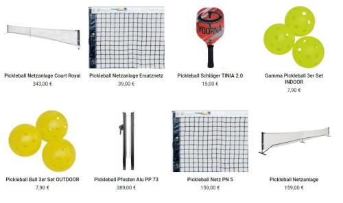 Spielregeln Pickle Ball und nötiges Zubehör